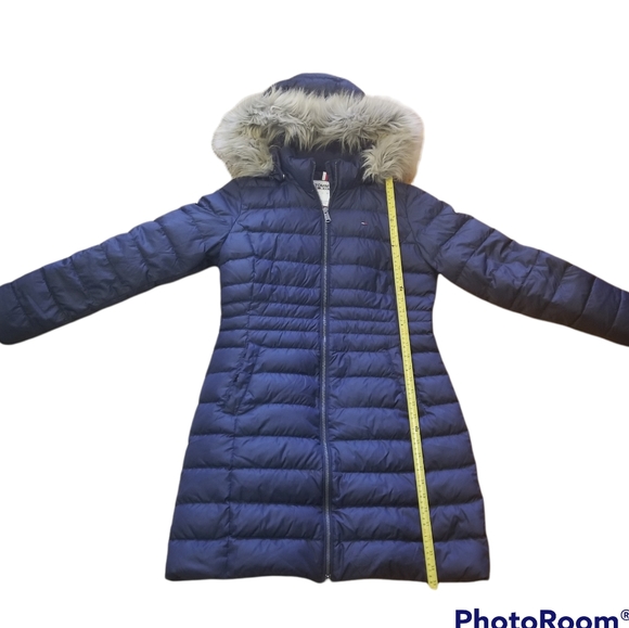 TOMMY HILFIGER puffy jacket . Large/blue. - Picture 5 of 11
